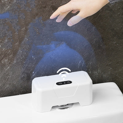 Smart sensor toilet flush system