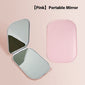Ultra-thin foldable desk lamp and makeup mirror