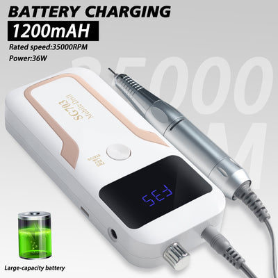 Professional nail drill/grinding machine