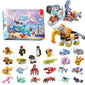 Christmas-themed building blocks