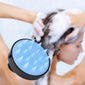 Scalp cleansing and meridian massage silicone brush