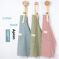 Thin cotton and linen apron