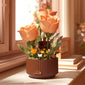 Preserved flower building blocks