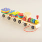 Children's educational building block train set