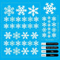 Christmas window stickers