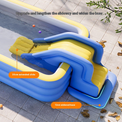 Inflatable water slide