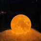 Moon-shaped night light