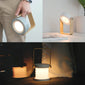 Creative Wood Handle Folding LED Night Light Lantern for Reading