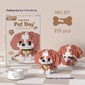 Cute pet building block set