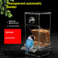 Transparent Automatic Plug-in Bird Food Container