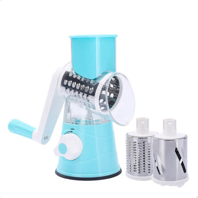 Multifunctional manual vegetable shredder and slicer