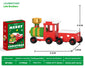 Christmas tree-themed building block set