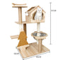 Cat Crawl Nest Scratching Board Tree Supplies