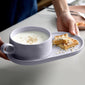 Ceramic breakfast cup set