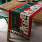 Christmas-themed table runner