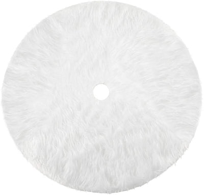 White Christmas tree skirt