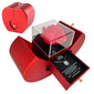 Preserved rose jewelry box