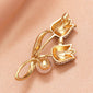 New Fashion Pearl Accessories Button Brooch
