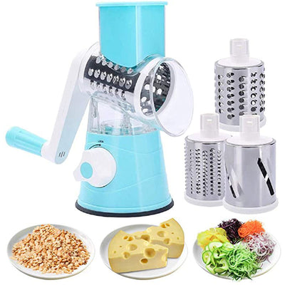 Multifunctional manual vegetable shredder and slicer