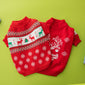 Christmas-themed dog sweater