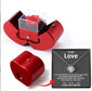 Preserved rose jewelry box