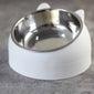 200mlStainless Steel Oblique Mouth Pet  Bowl