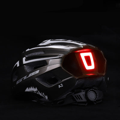 Bicycle helmet with taillights